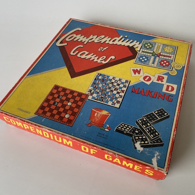 GAME, Boxed Board Game - Retro 'Compendium of Games'